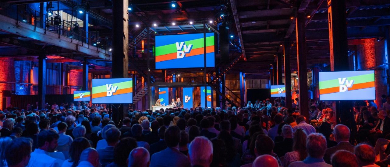 Congres VVD in Van Nelle Fabriek