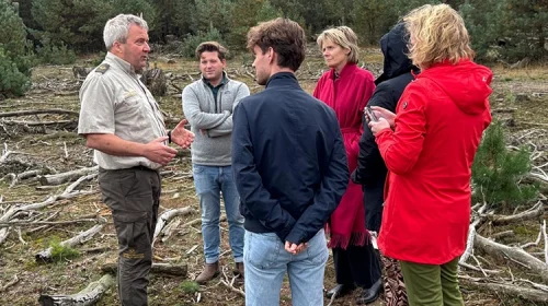 Met Thom van Campen op bezoek