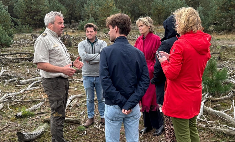 Met Thom van Campen op bezoek