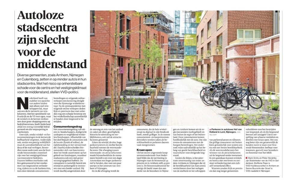 Houd centra vitaal en bereikbaar