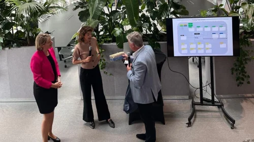 Minister Hermans bezoekt Landelijk Expertisecentrum Netcongestie