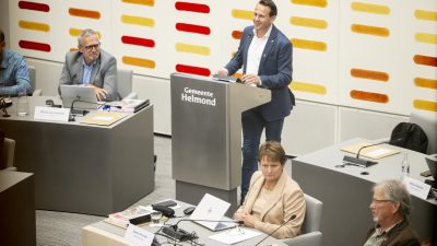 Perry Vermeulen in de gemeenteraad