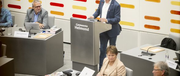 Perry Vermeulen in de gemeenteraad