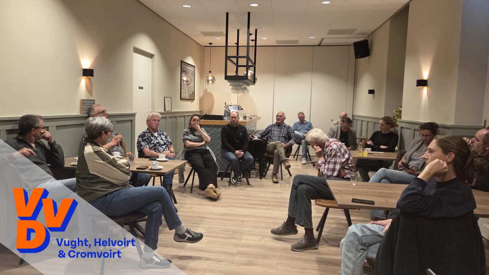 Goed bezochte “Open Fractie” in Cromvoirt