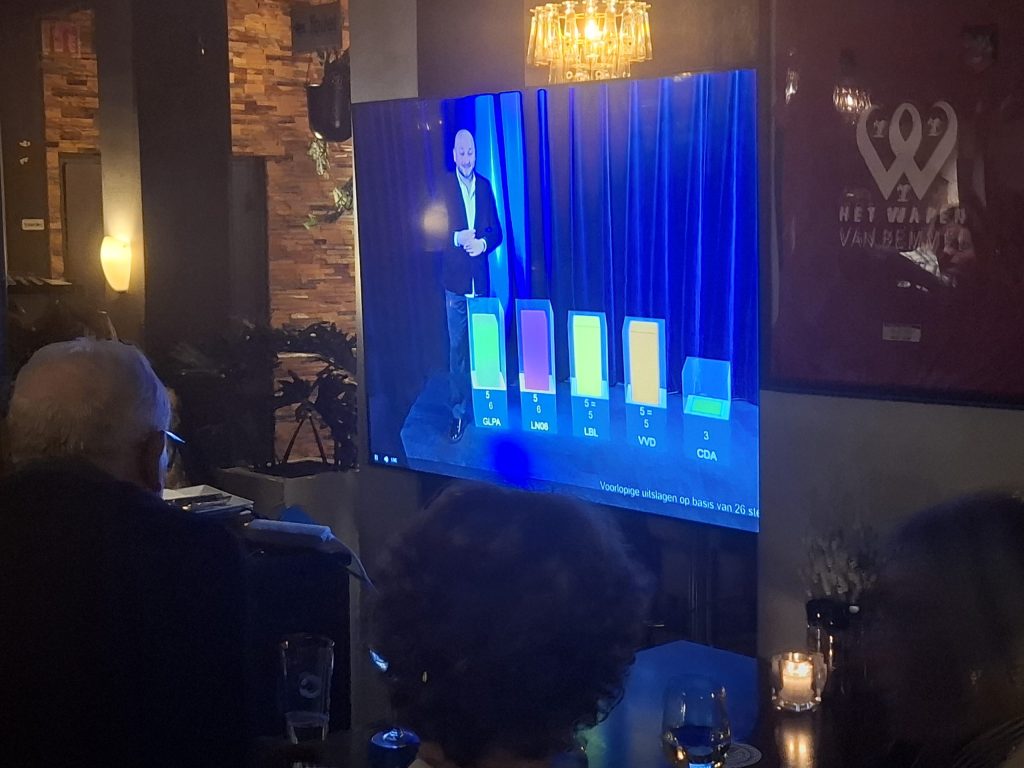 Met vijf zetels de nieuwe raad in!