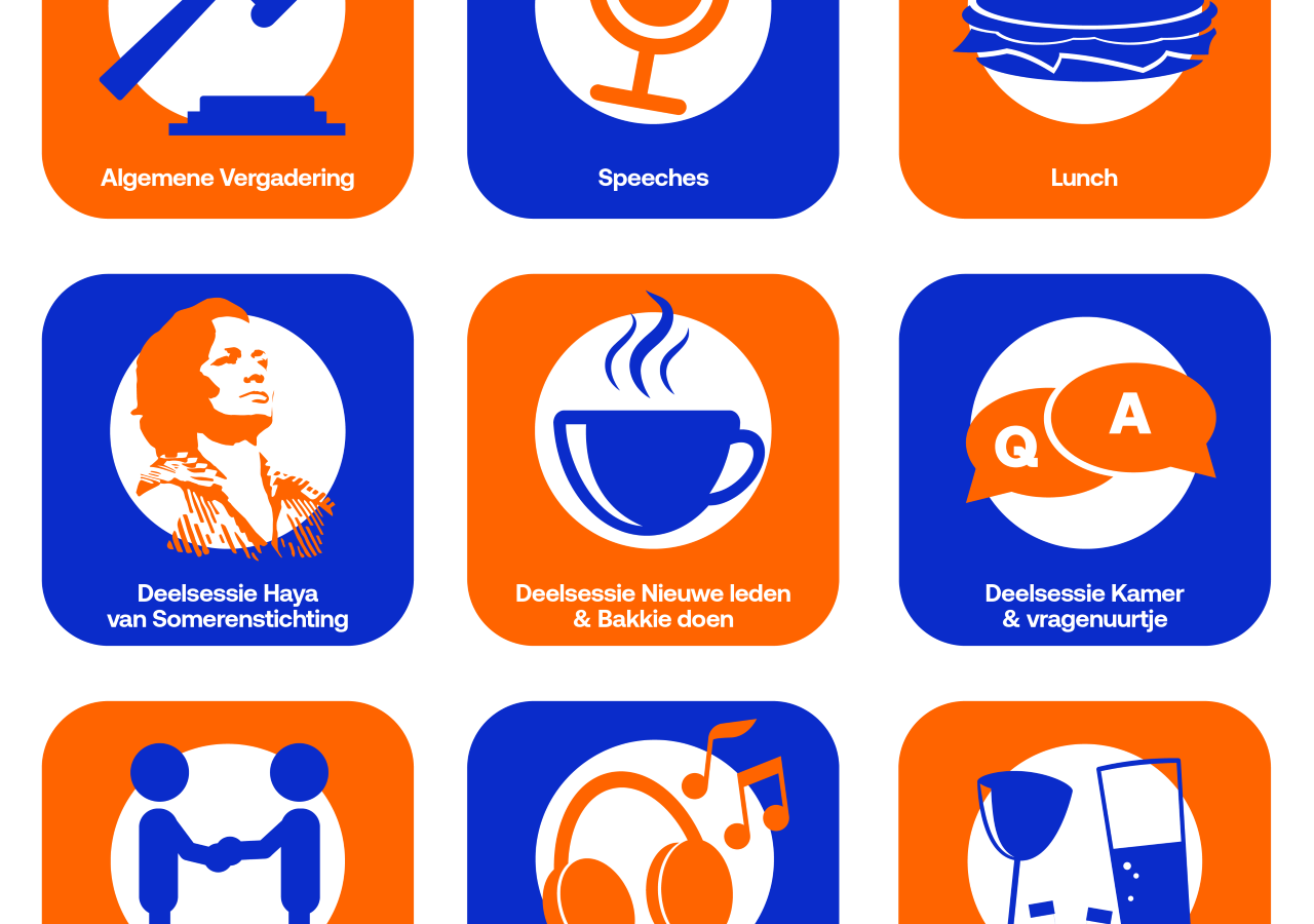 Congres VVD in de Van Nelle Fabriek