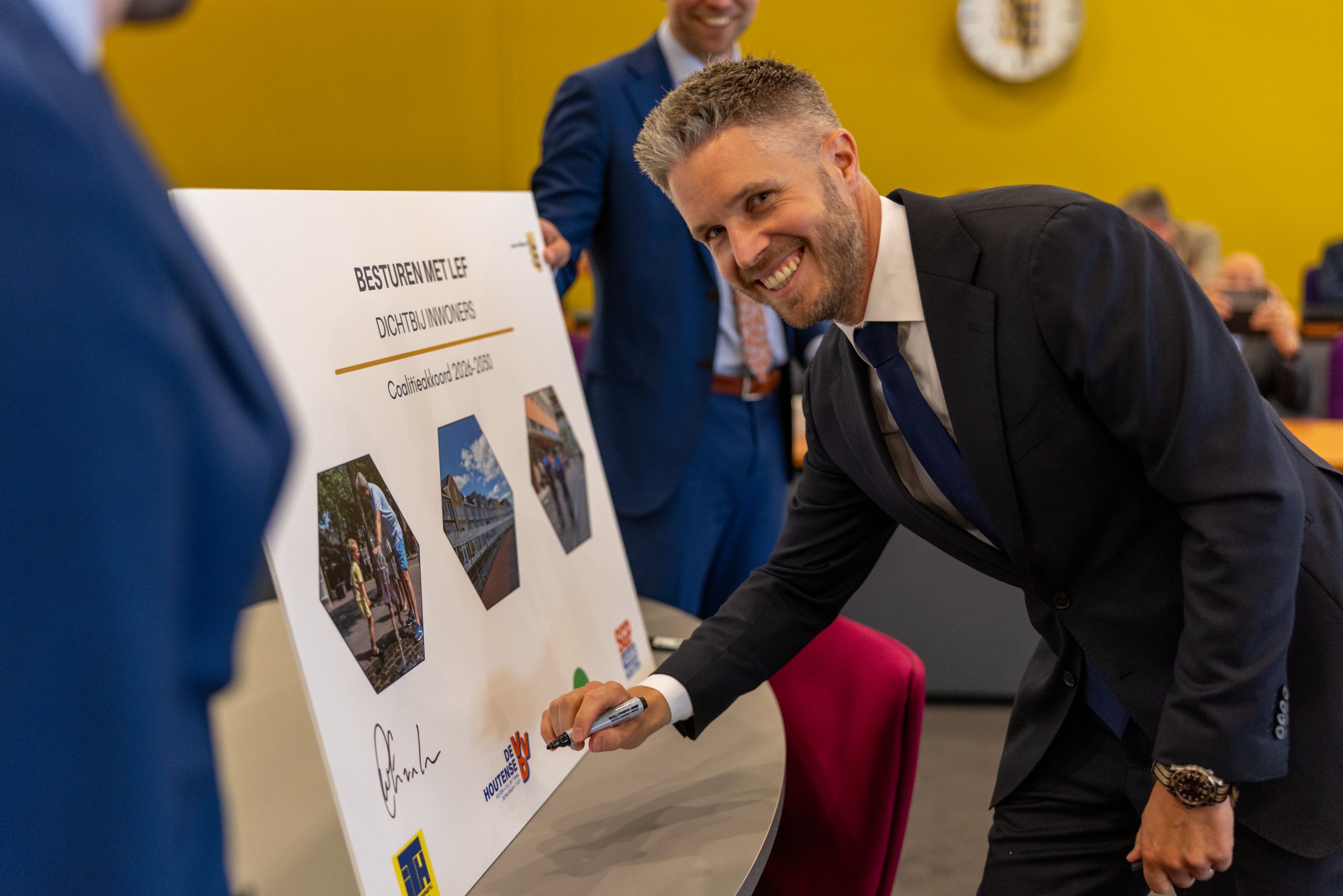 Ondertekening coalitieakkoord Daan