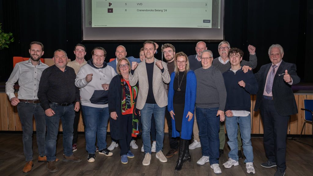 VVD Cranendonck behaalt 3 zetels bij gemeenteraadsverkiezingen!