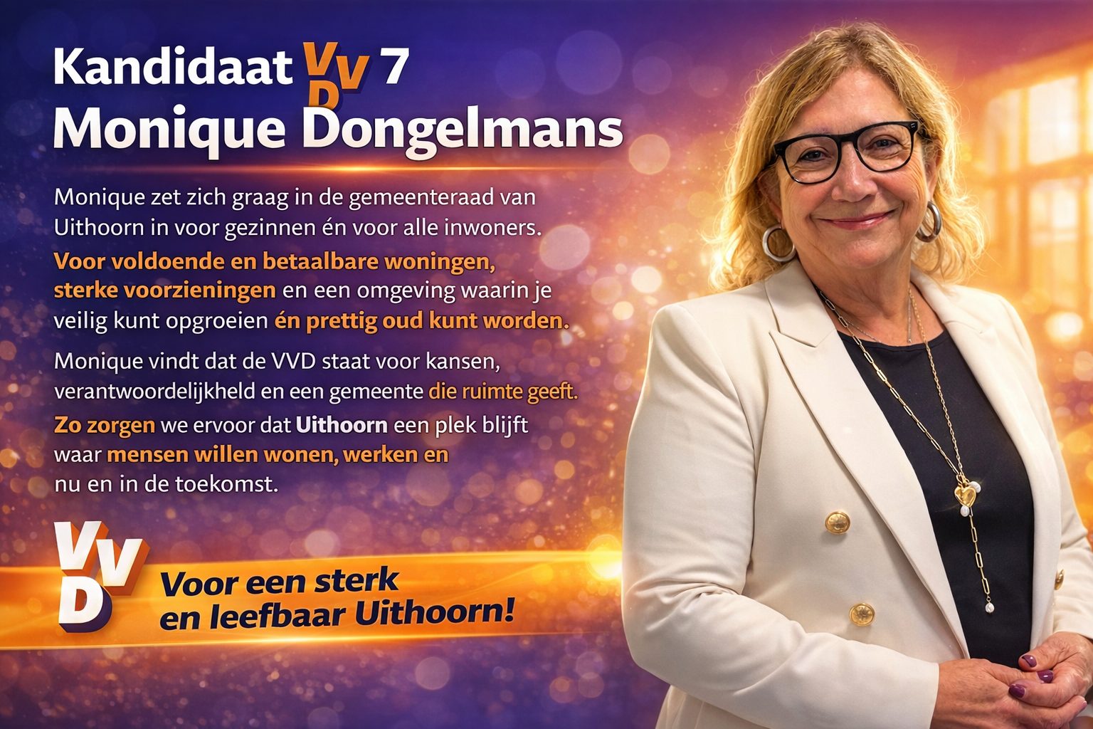 Kandidaat nr. 7 Monique Dongelmans
