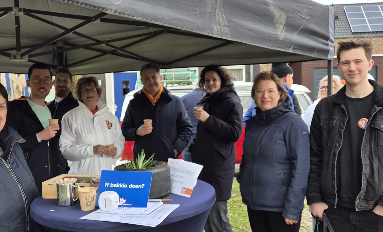 ff bakkie doen met de VVD