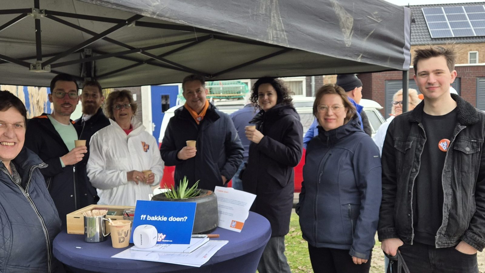 ff bakkie doen met de VVD