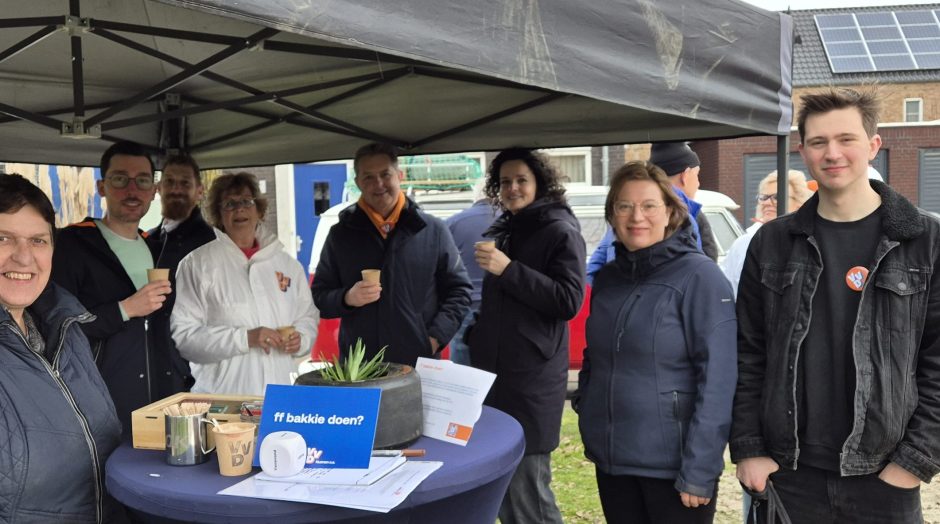 ff bakkie doen met de VVD