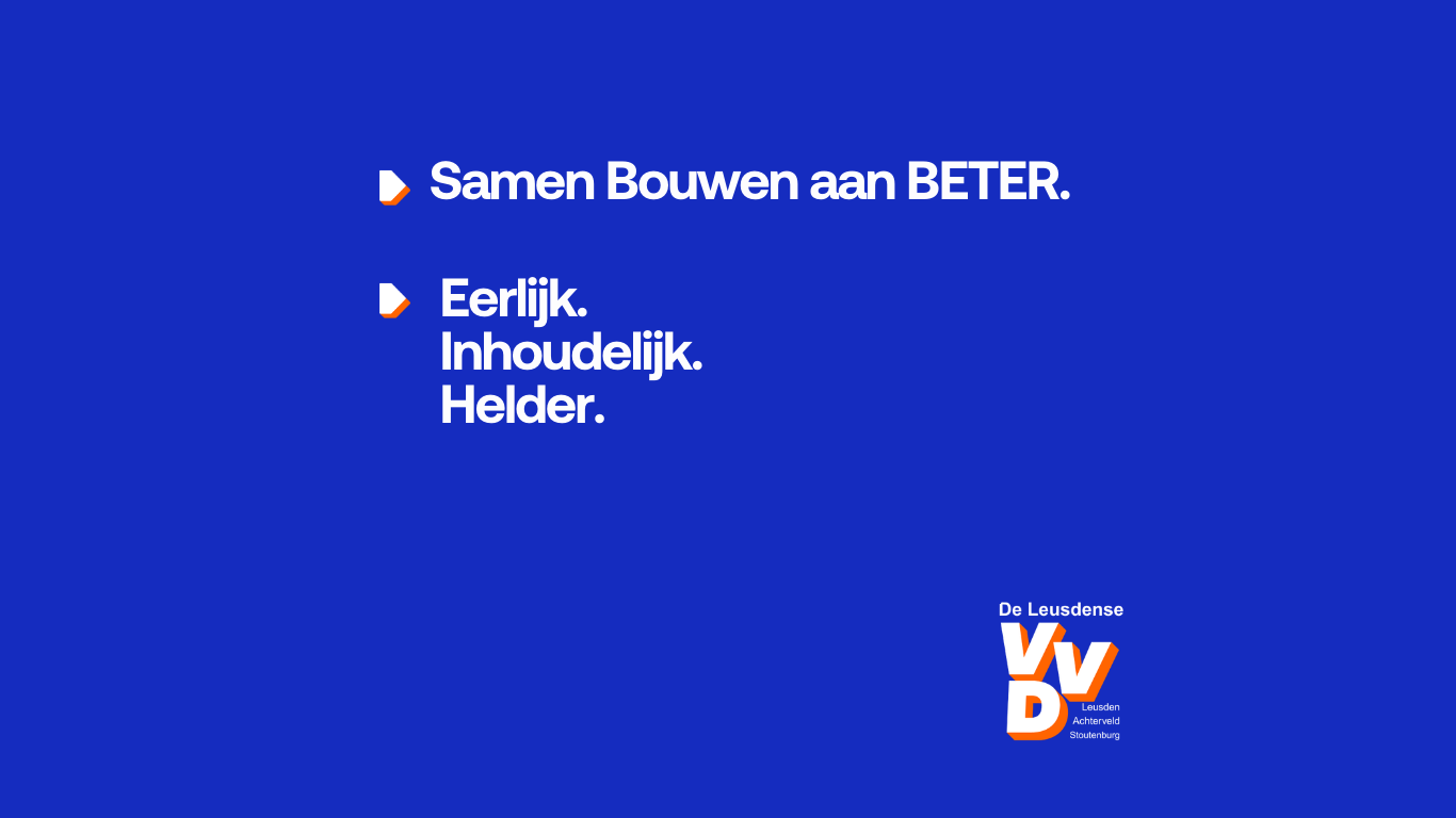 Samen Bouwen aan BETER: duidelijkheid voor inwoners