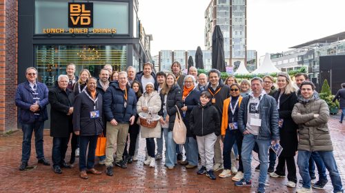 VVD Groepsfoto Koffie met Karremans