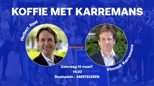 VVD Herbert Raat ontvangt Voncent Karremans