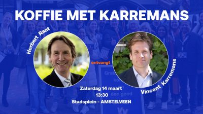 VVD Herbert Raat ontvangt Vincent Karremans