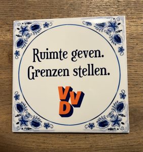 VVD Ruimte geven, grenzen stellen