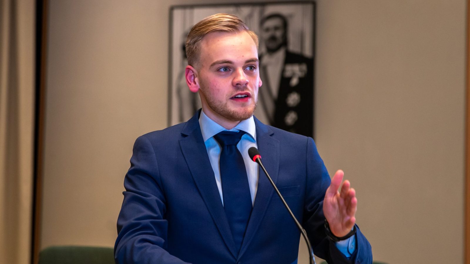 Woordvoerder Jelte Kolkman.