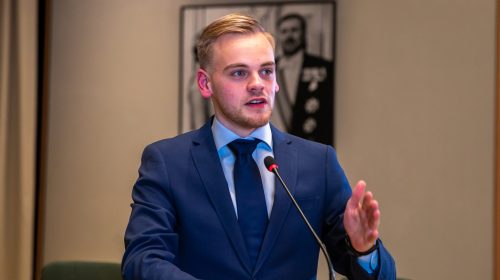 Woordvoerder Jelte Kolkman.