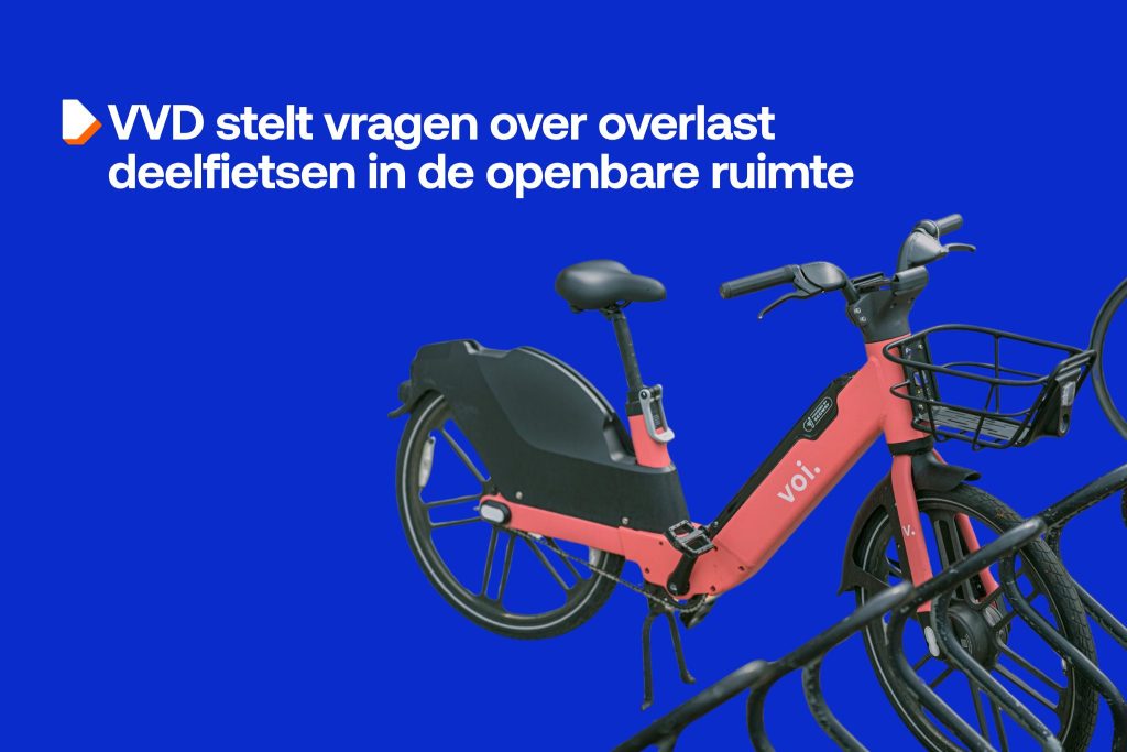 Vragen over overlast deelfietsen in de openbare ruimte