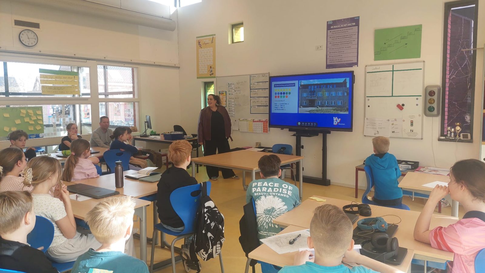 Esther bij school Nederasselt