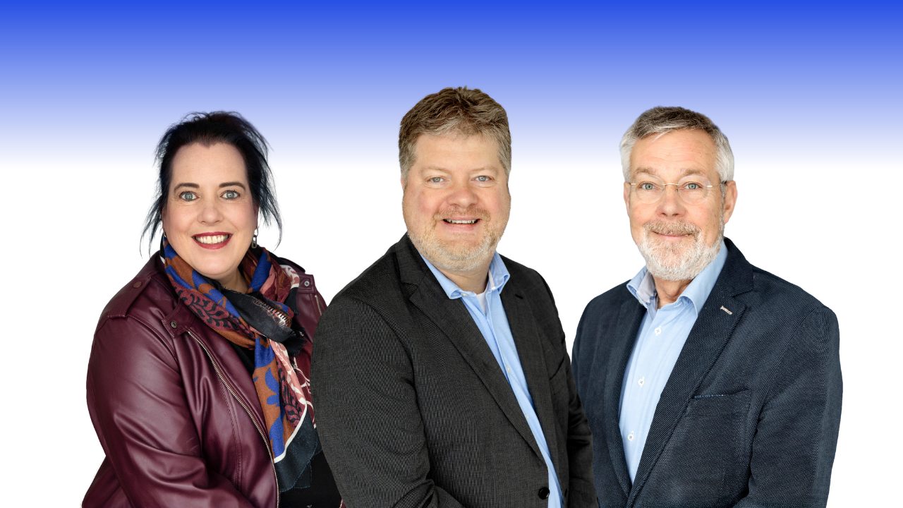 Edwin, René en Esther nieuwe raadsleden VVD Heumen
