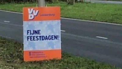 VVD Leiderdorp wenst u fijne feestdagen