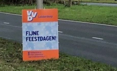 VVD Leiderdorp wenst u fijne feestdagen