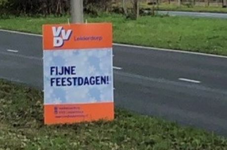 VVD Leiderdorp wenst u fijne feestdagen