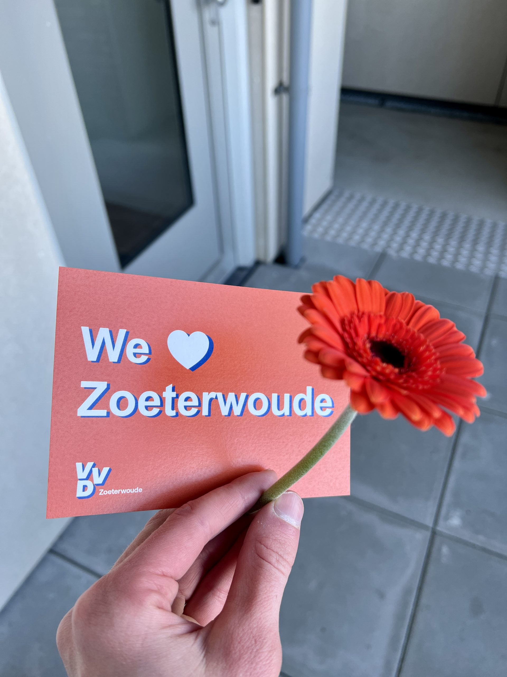 We love Zoeterwoude kaart tijdens Valentijnsdag Zoeterwoude