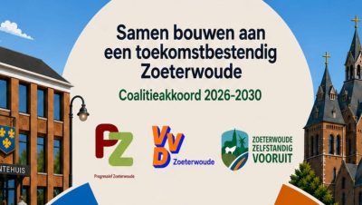 VVD Zoeterwoude presenteert samen met Progressief Zoeterwoude en Zoeterwoude Zelfstandig Vooruit het coalitieakkoord 2026-2030