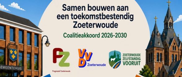 VVD Zoeterwoude presenteert samen met Progressief Zoeterwoude en Zoeterwoude Zelfstandig Vooruit het coalitieakkoord 2026-2030