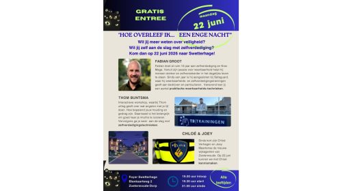 Bijeenkomst over vrouwveiligheid in Zoeterwoude met workshops over weerbaarheid, zelfverdediging en veiligheid