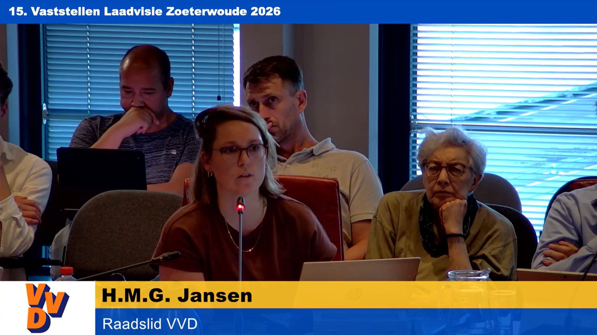 Voorronde en Raadsvergadering Zoeterwoude 9 juli 2026: debat over laadvisie, steun voor Zon op Zoete