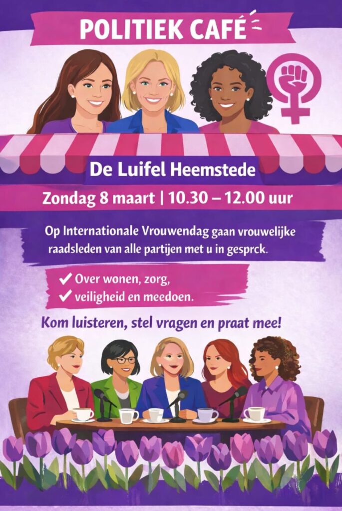 Vrouwendag politiek cafe