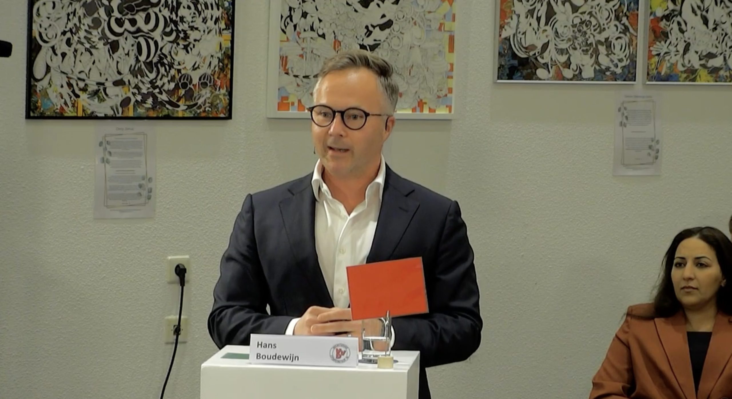 Hans Boudewijn in debat