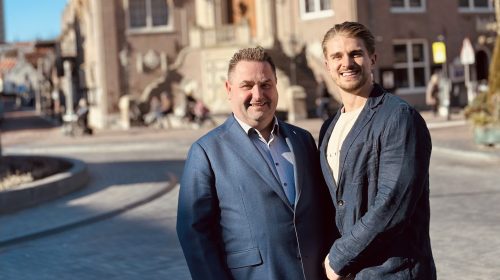 Lars Carree (wethouder) & Sven Drommel (fractievoorzitter)