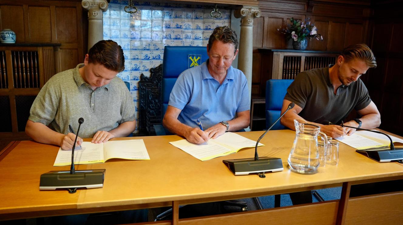 Ondertekening coalitie akkoord 2026-2030 Gemeente Zandvoort