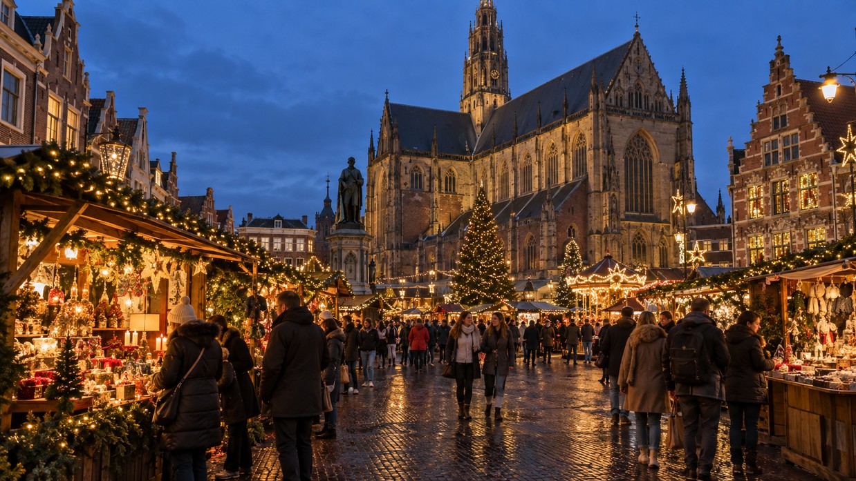 De kerstmarkt hoort bij Haarlem!