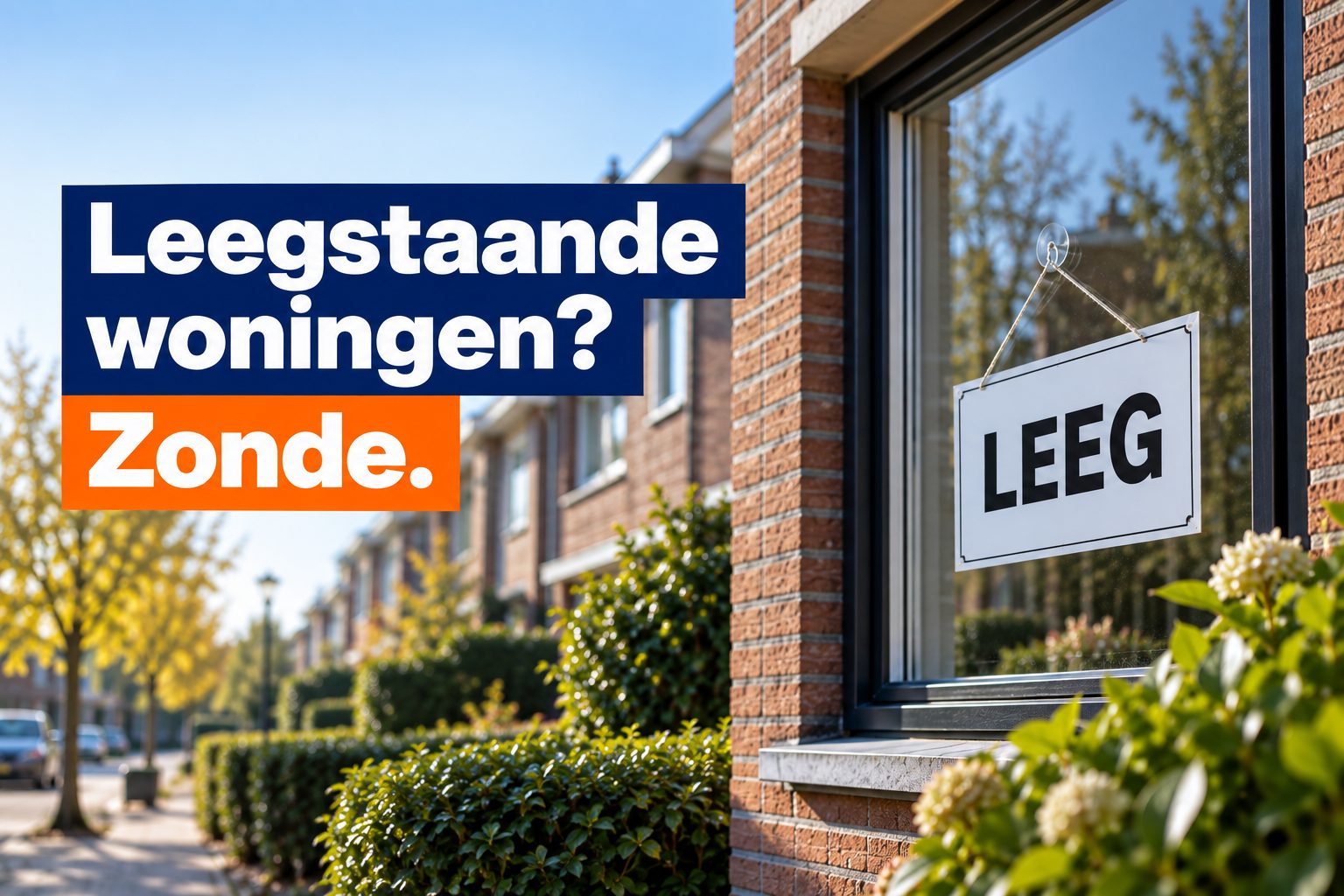 VVD Barendrecht wil langdurige leegstand van woningen aanpakken