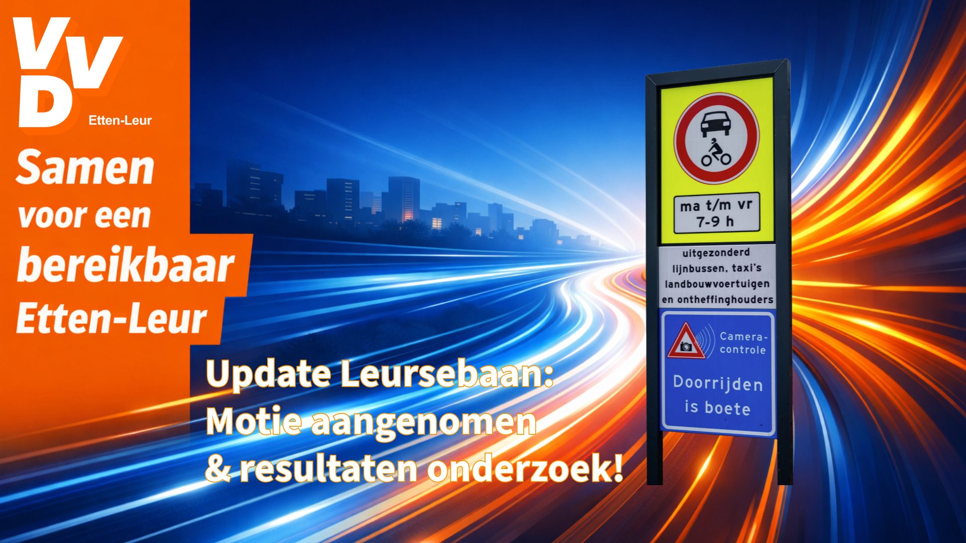 Update Leursebaan: Motie aangenomen & resultaten onderzoek!