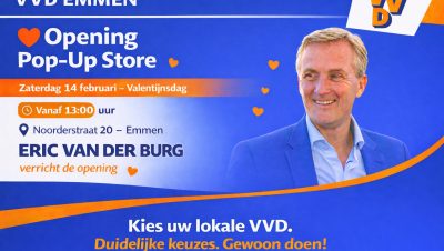 VVD pop-up store Emmen