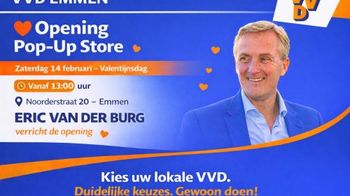 VVD pop-up store Emmen