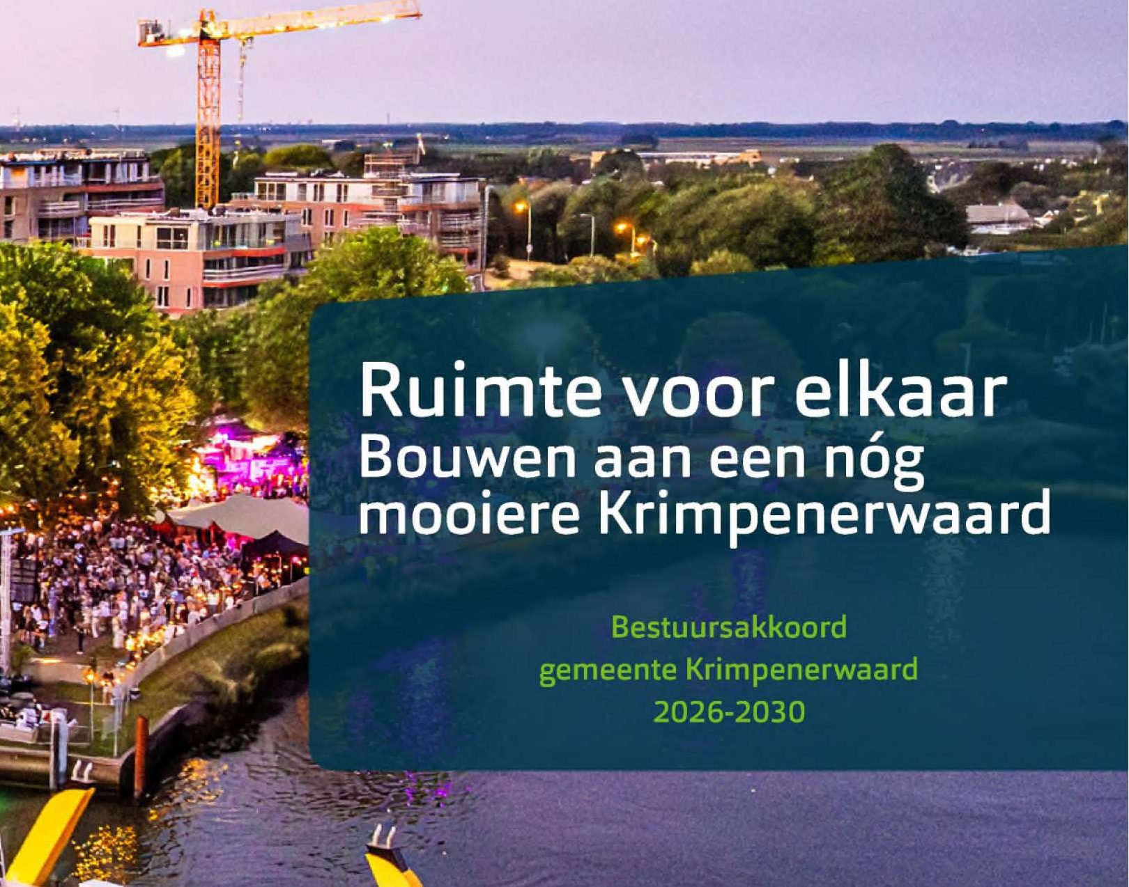 Bestuursakkoord ‘Ruimte voor elkaar’