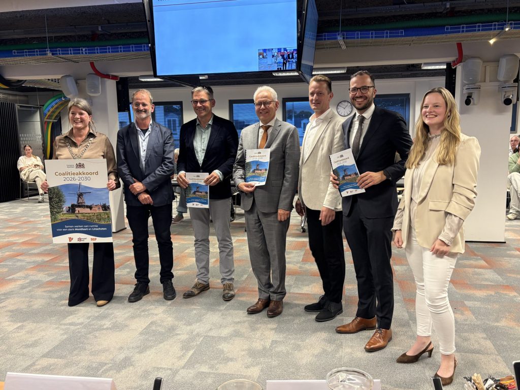 Nieuw college benoemd, coalitieakkoord aangeboden