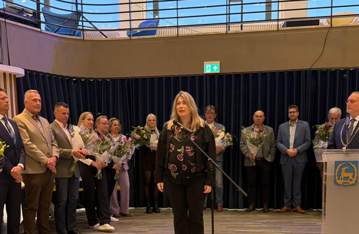 Manon Tibben legt de belofte af