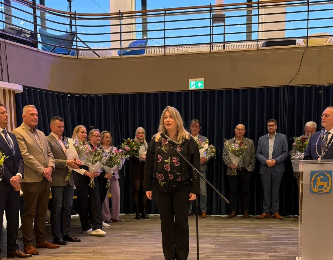 Manon Tibben legt de belofte af