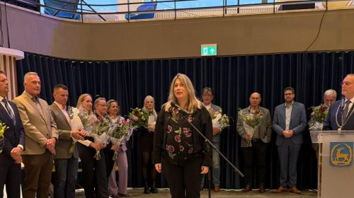 Manon Tibben legt de belofte af