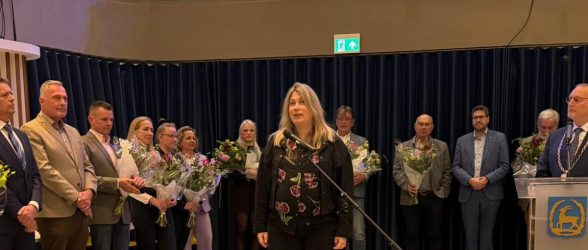 Manon Tibben legt de belofte af