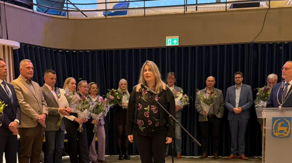 Manon Tibben legt de belofte af